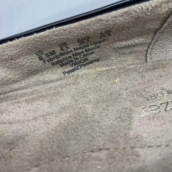 Naturalizer N5 Plaid Comfort Ballet‎ Flats Women 8.5M 2-Tone Black Y2K Old Money - Picture 9 of 10